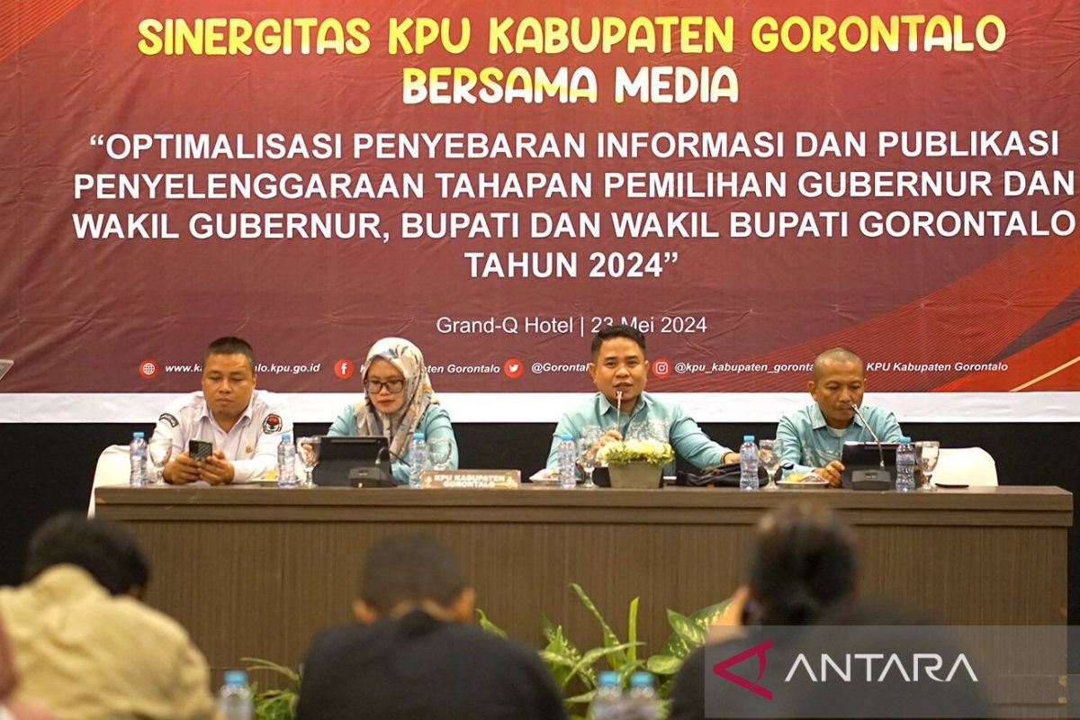 KPU Kabupaten Gorontalo kerja sama publikasi Pilkada dengan media
