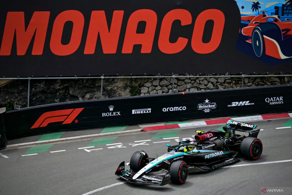Sesi latihan GP Monaco, Hamilton dan Lecrerc tercepat