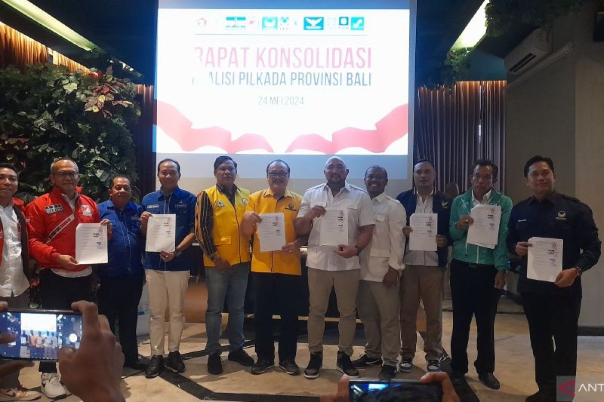 11 partai politik sepakat dukung Rai Mantra-Muliawan maju Pilgub Bali