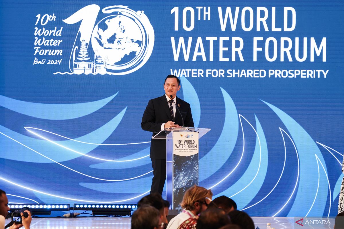 Menteri AHY ajak dunia bekerja sama antisipasi kelangkaan air bersih