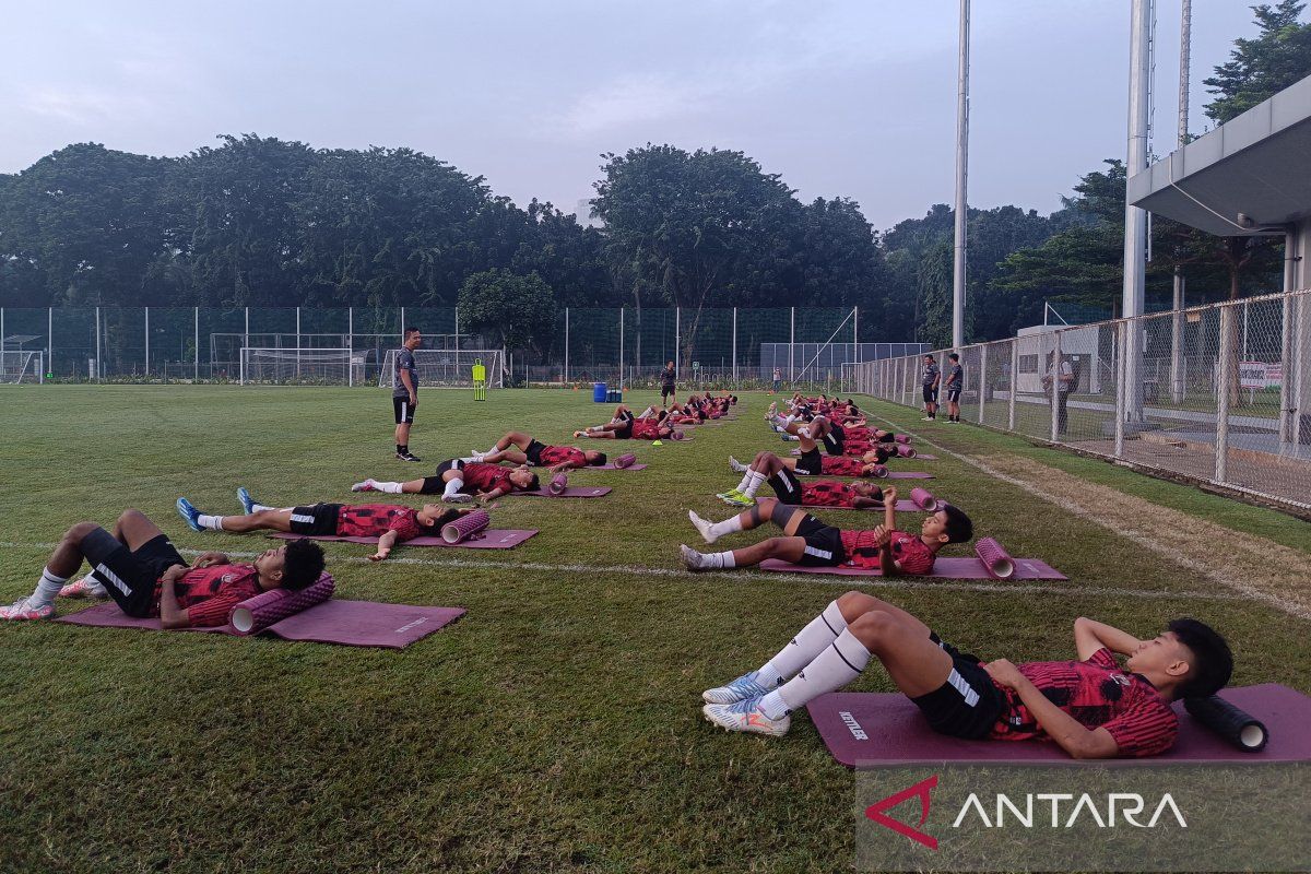 Timnas Indonesia U-20 jalani latihan terakhir jelang TC di Italia