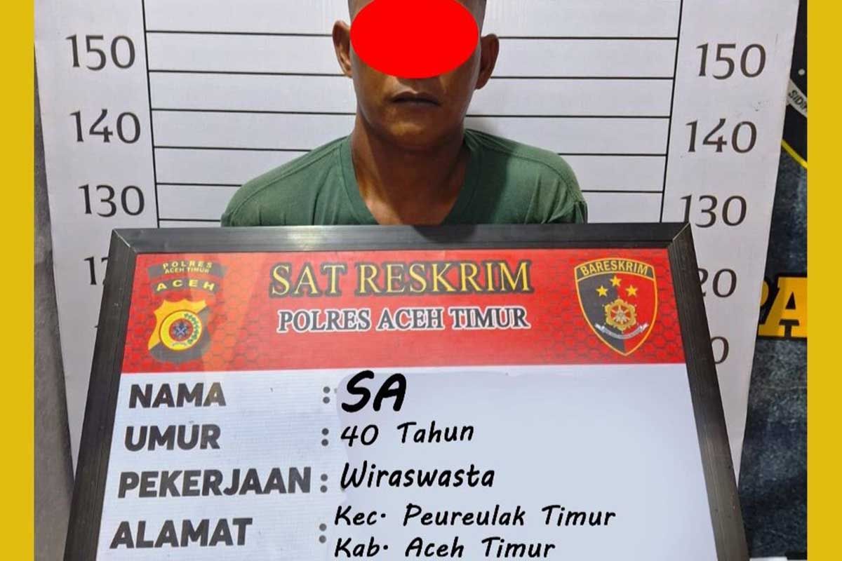 Polisi tangkap ayah perkosa anak kandung di Aceh Timur