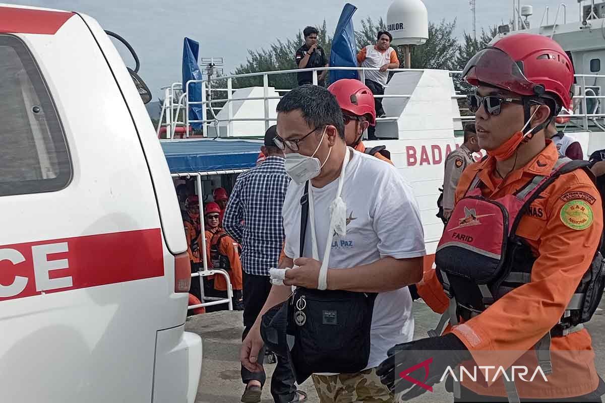 Basarnas evakuasi warga negara Filipina alami kecelakaan di kapal