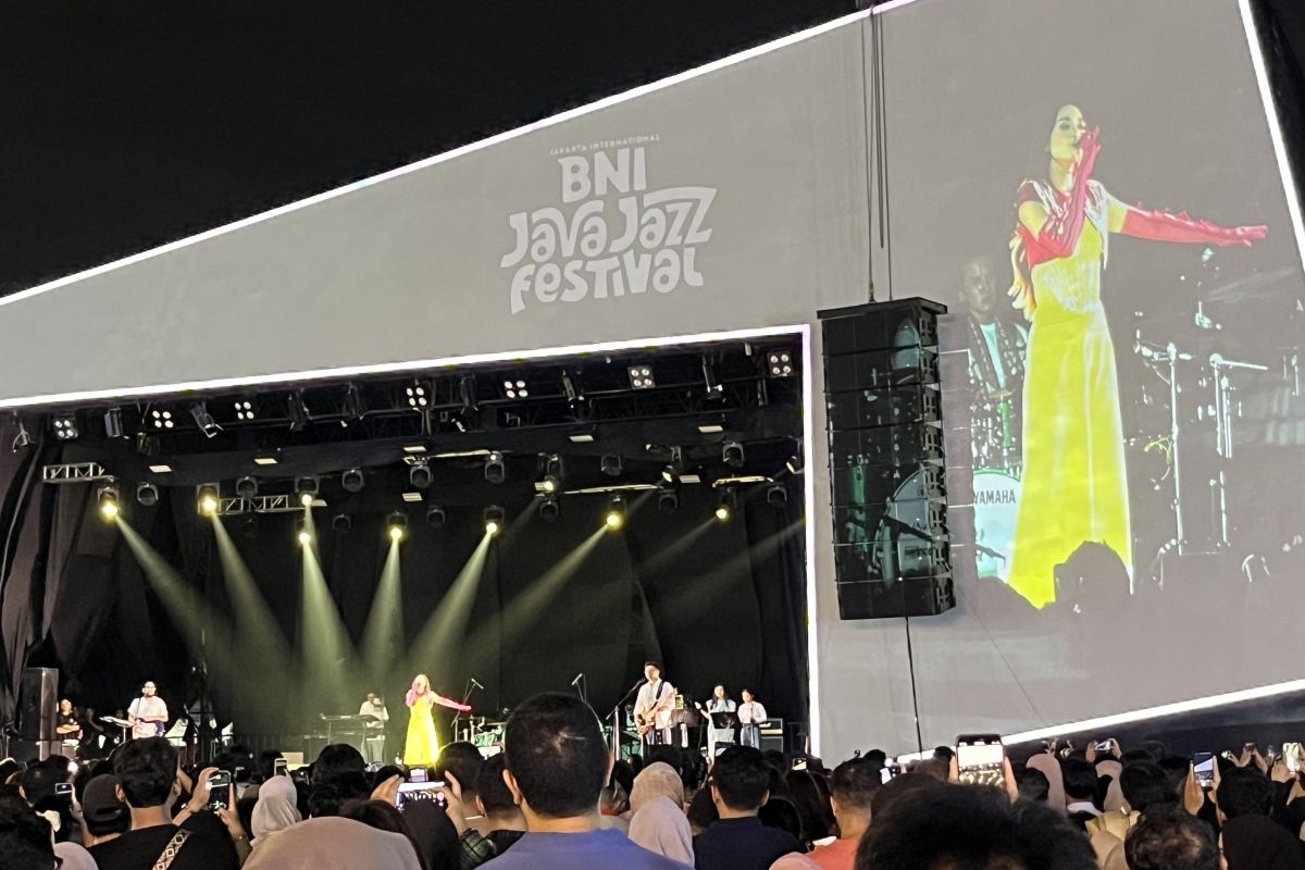 Mahalini kembali meramaikan panggung Java Jazz Festival 2024