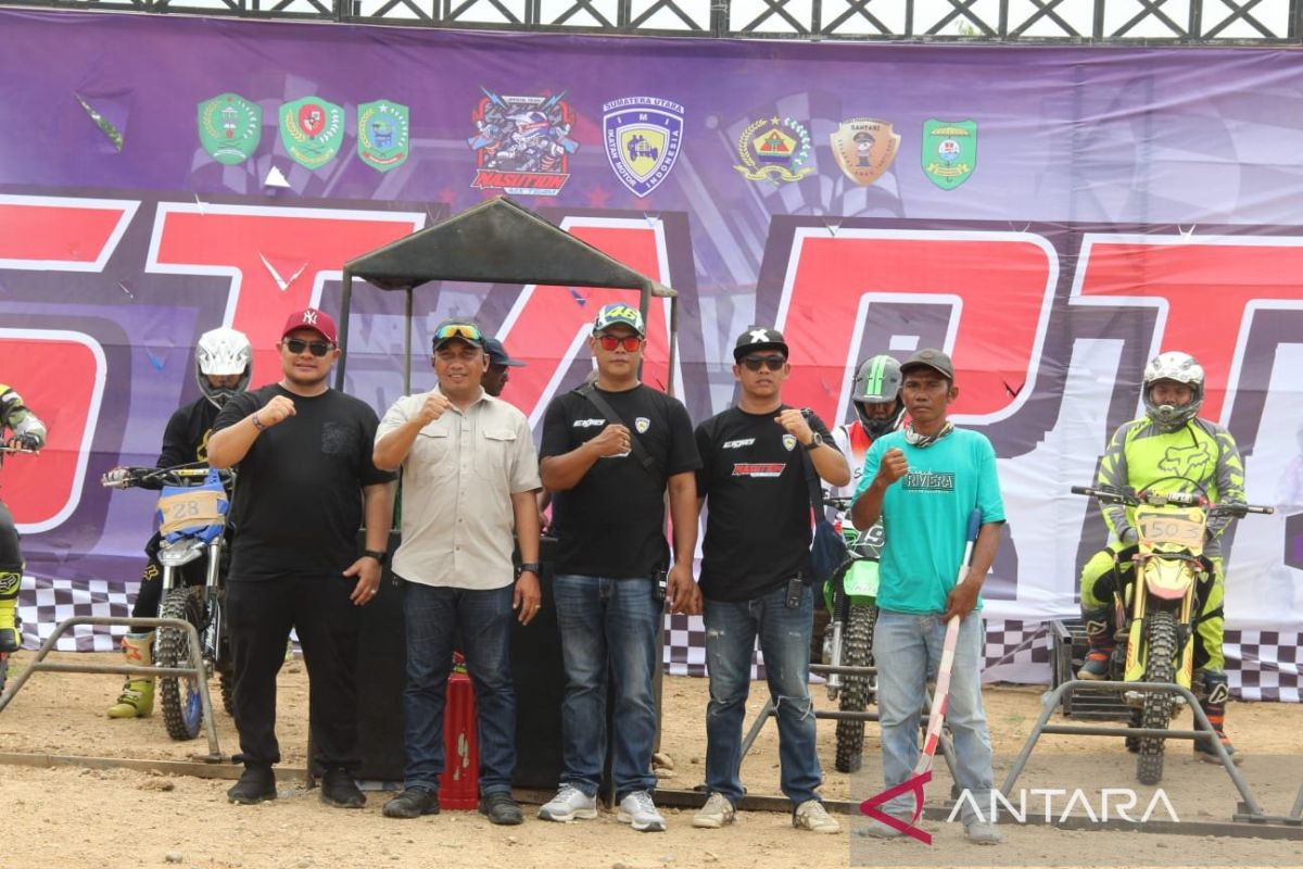 Dandim 0212/TS buka kejuaraan Grastrack dan Motocross Nasution MX