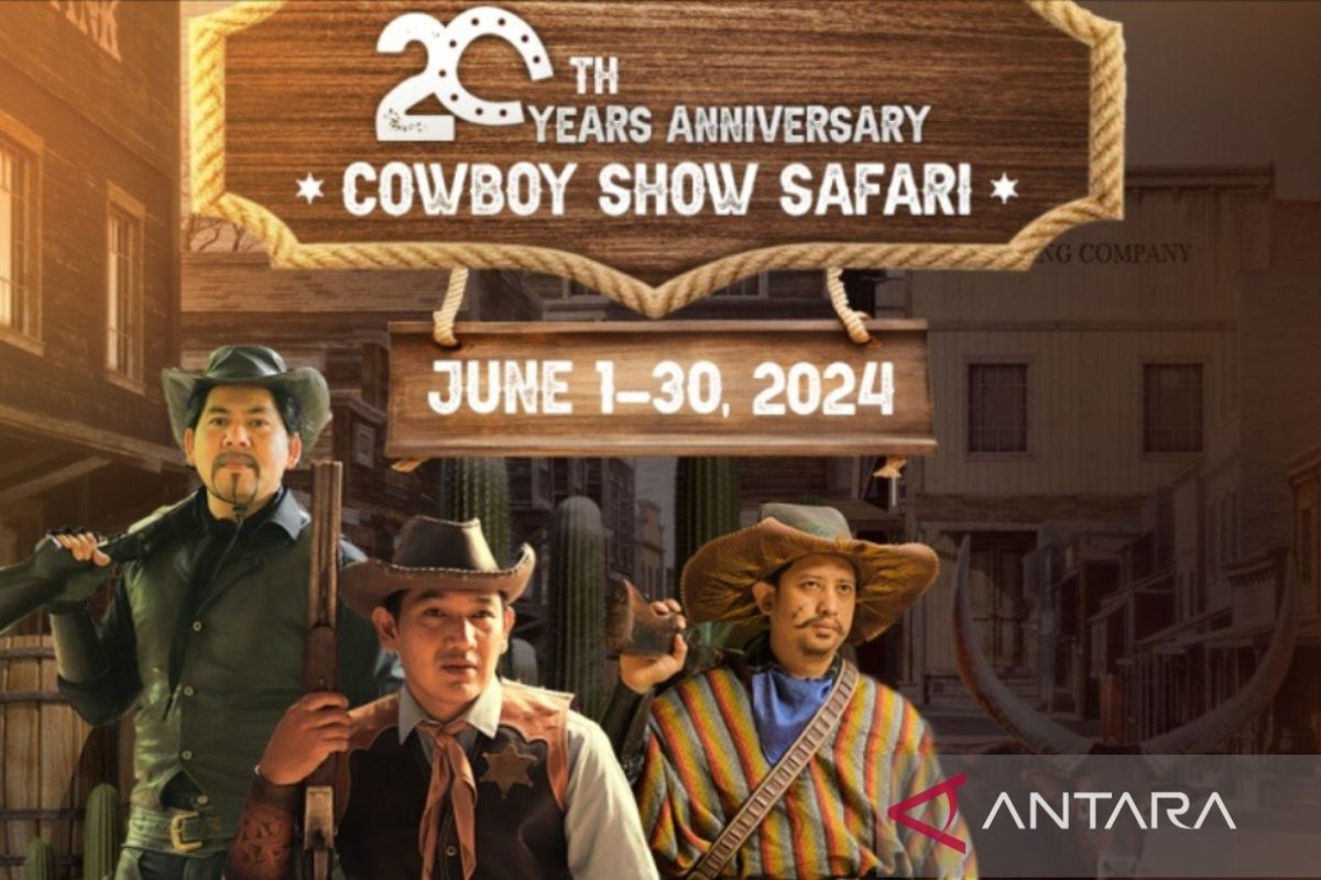 Taman Safari Indonesia Bogor, Jabar, peringati 20 tahun "Cowboy Show"
