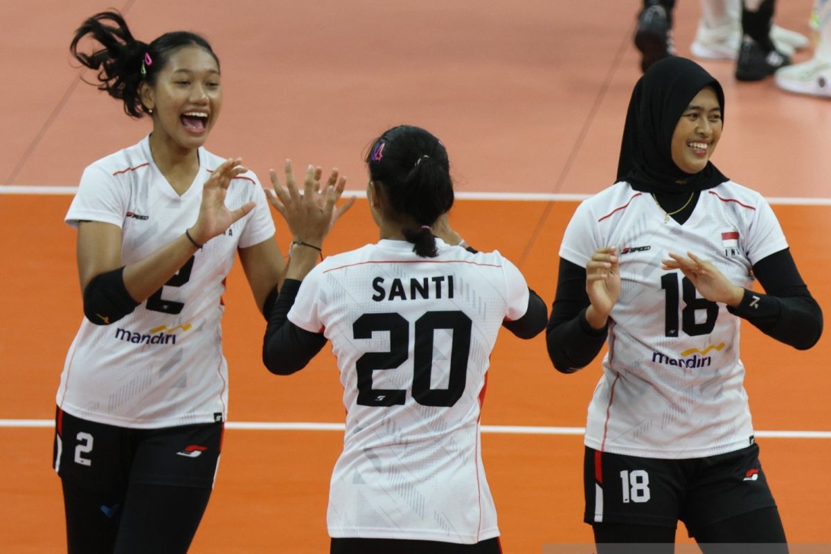 Timnas voli putri Indonesia kalah dari Kazakhstan karena faktor mental