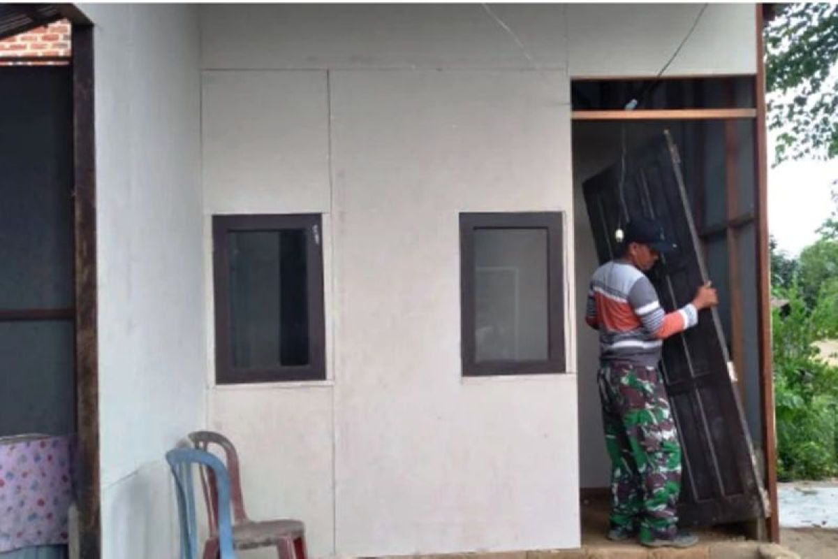 Renovasi rumah oleh TMMD Kodim Bontang hampir rampung