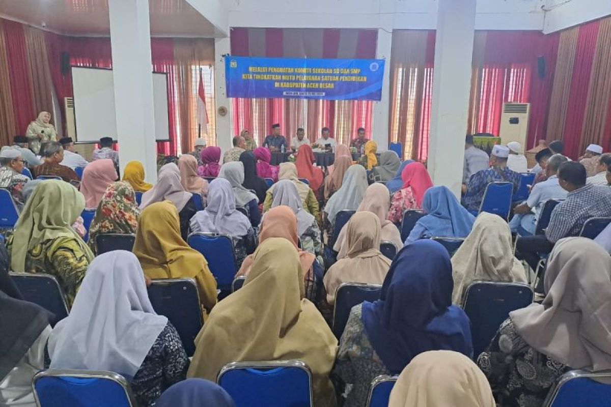 Disdikbud Aceh Besar beri penguatan komite tingkatkan mutu