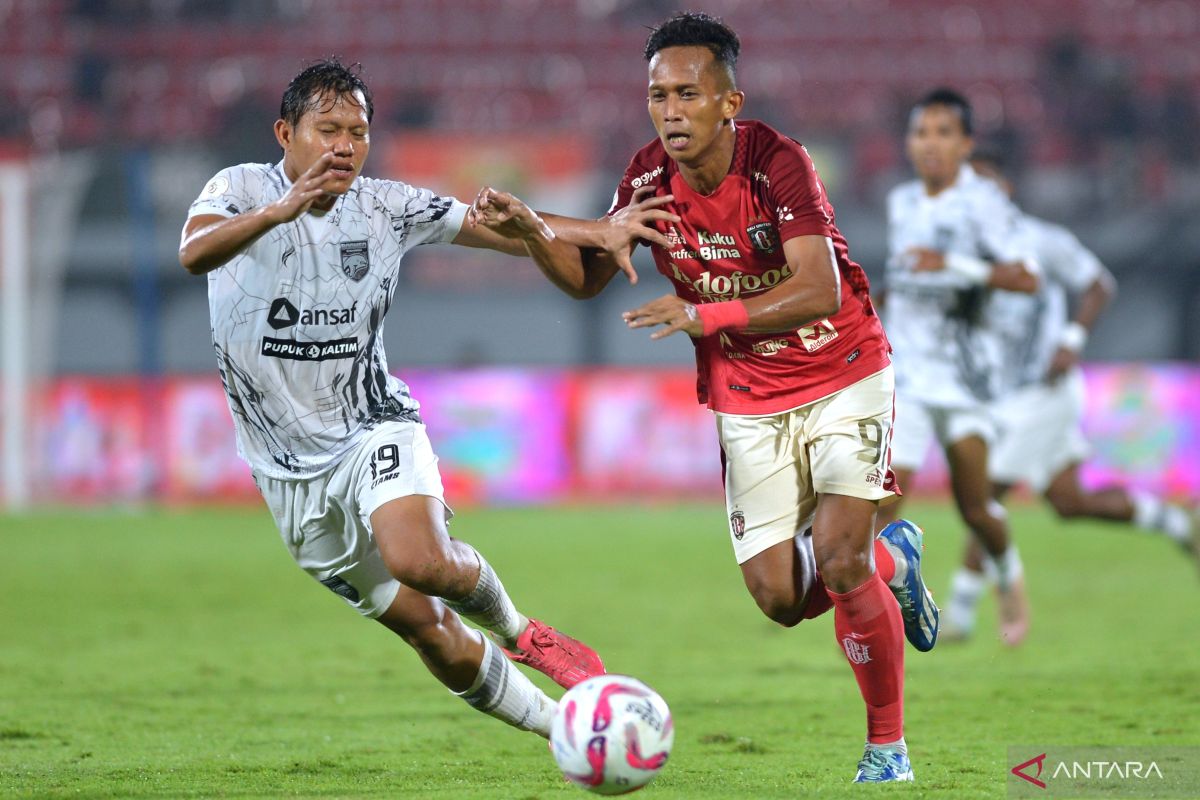 Bali United bermain imbang lawan Borneo dalam Liga 1 Indonesia