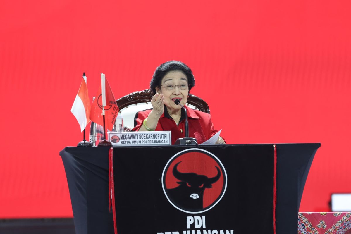 Megawati: Posisi politik PDIP selama ini selalu diputus di kongres