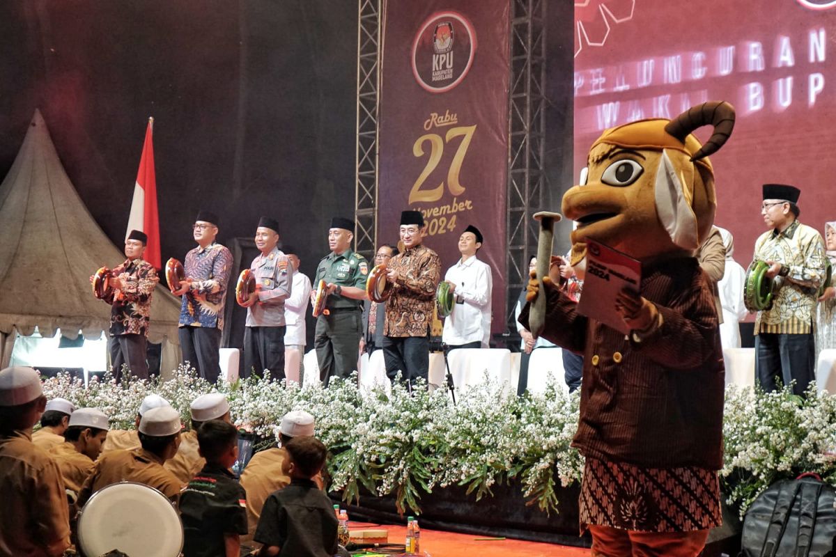 KPU Kabupaten Magelang meluncurkan maskot Pilkada 2024