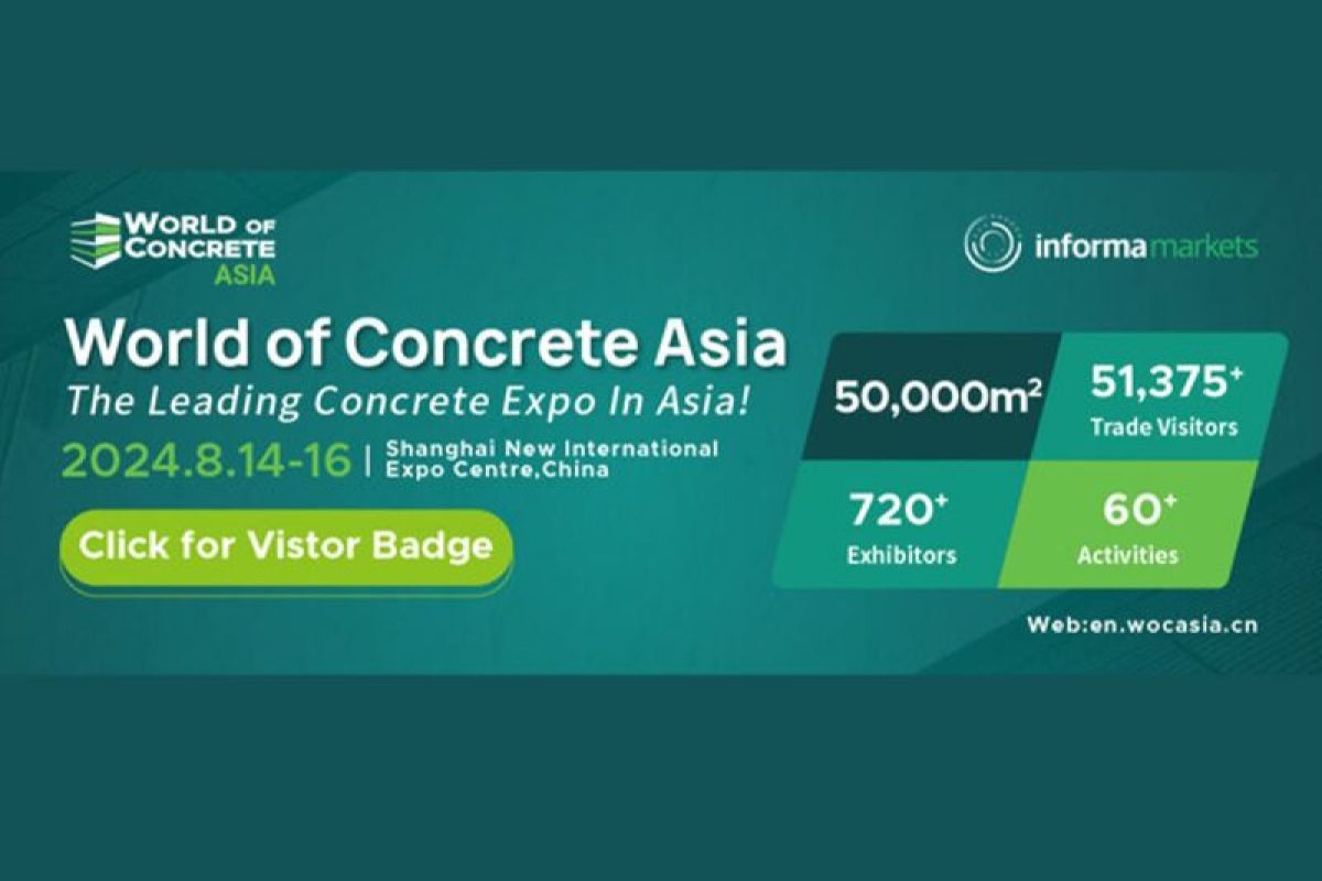 WOC Asia - The Construction Exhibition in 2024 to Explore the Latest Products, Technologies and Solutions