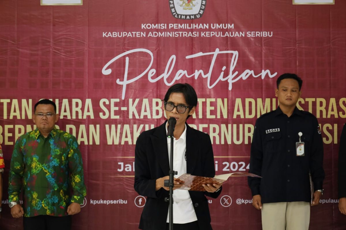 KPU Pulau Seribu lantik 18 anggota PPS untuk Pilgub DKI Jakarta