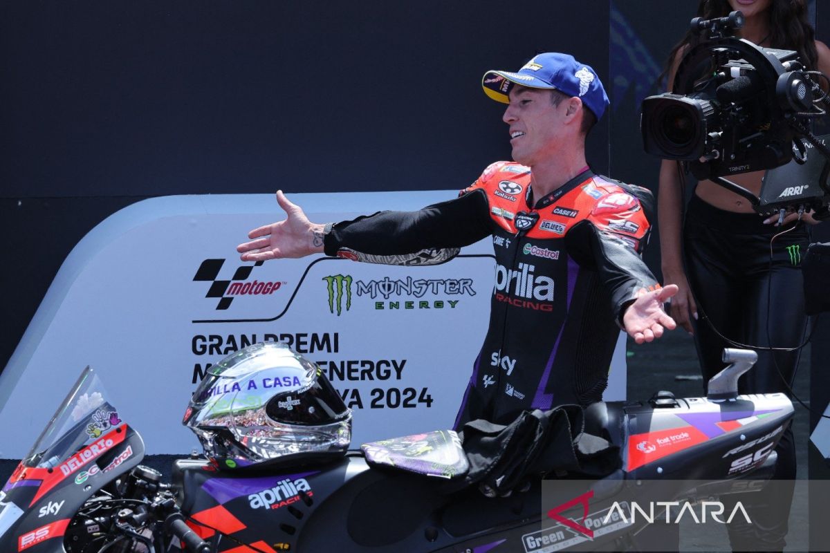 MotoGP: Espargaro senang akhirnya Bagnaia membuat kesalahan di lap terakhir