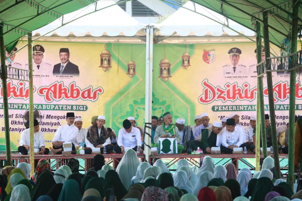 Pemkab Sigi jadikan Dzikir Akbar eratkan silaturahim