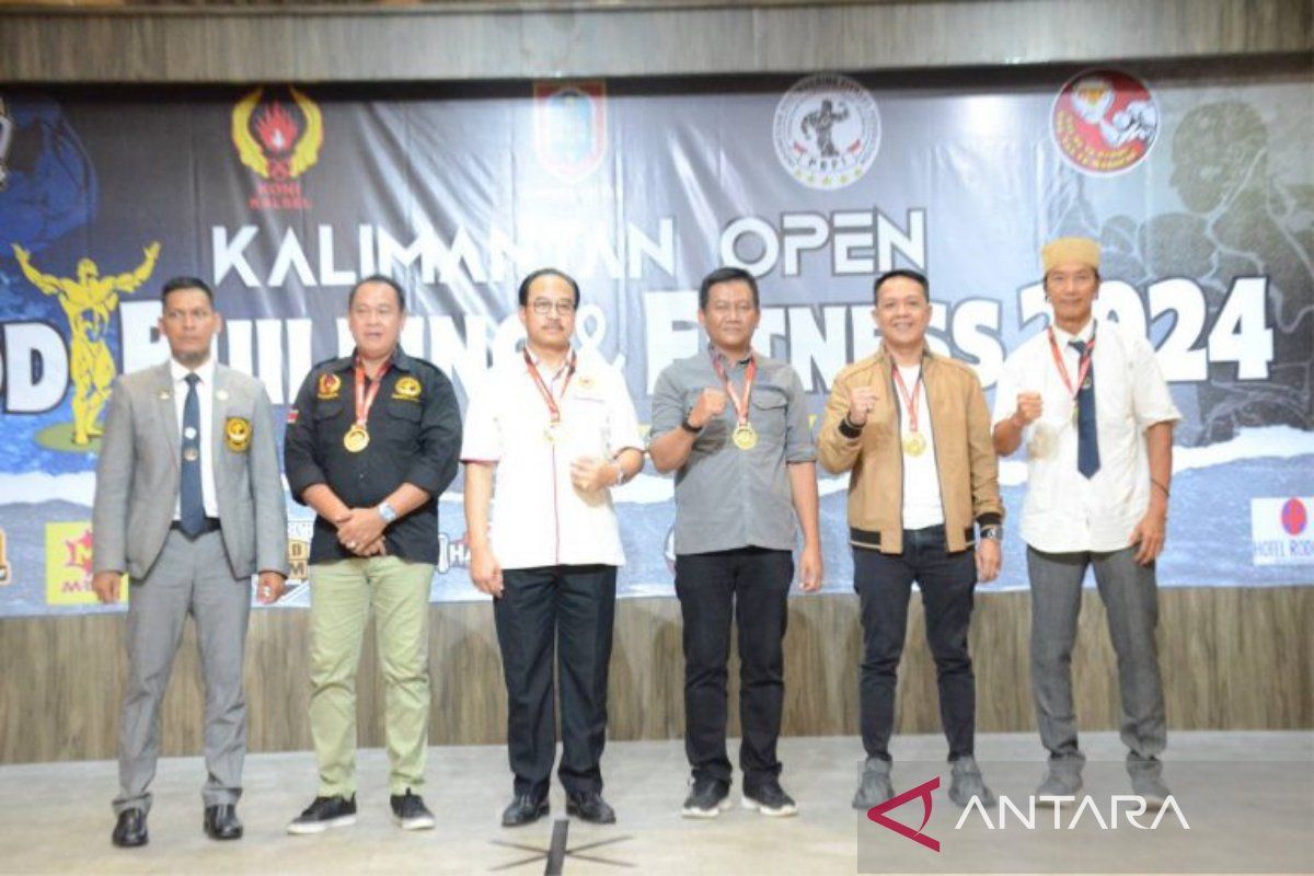 Kalimantan Open Body Building Fitness held in Banjarmasin