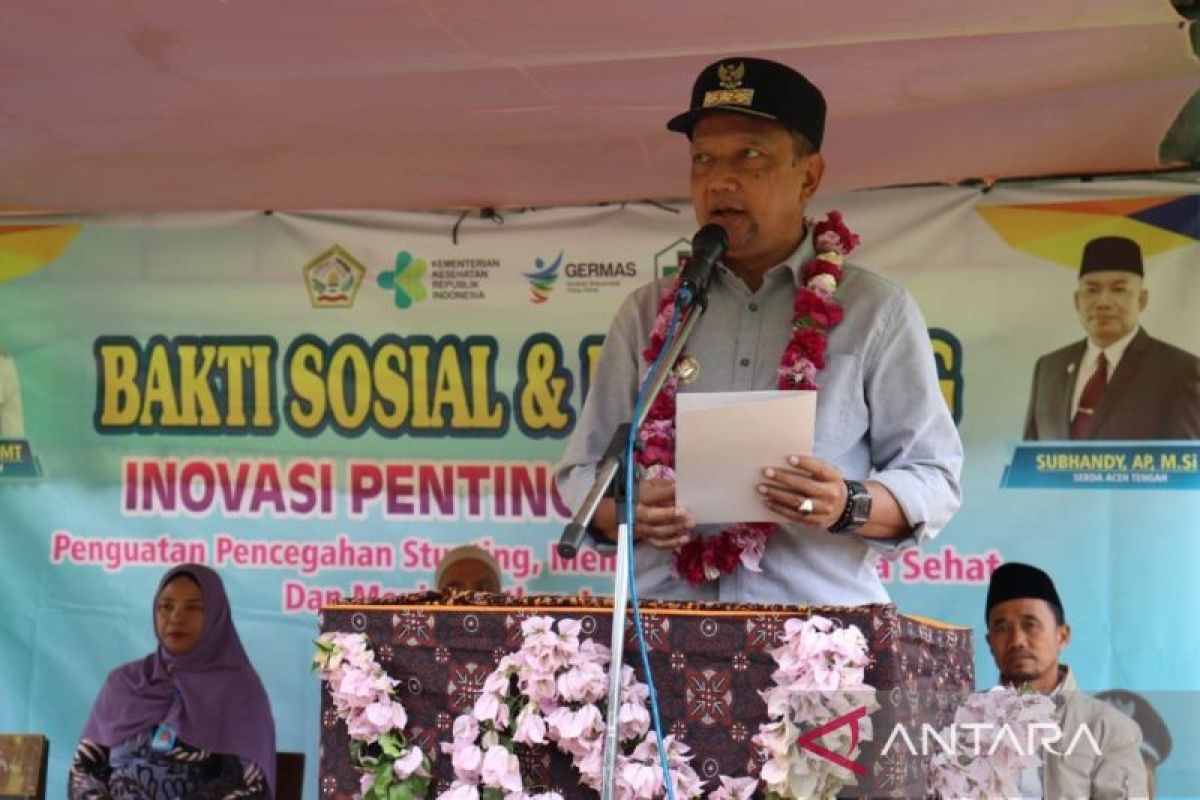 Pj bupati luncurkan inovasi cegah stunting di desa terpencil Aceh Tengah
