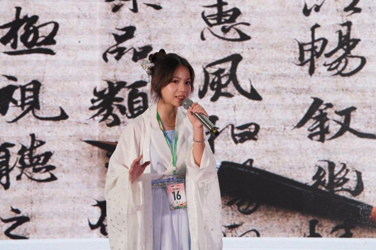 Kontes berbahasa Mandarin untuk siswa digelar di Hanoi, Vietnam