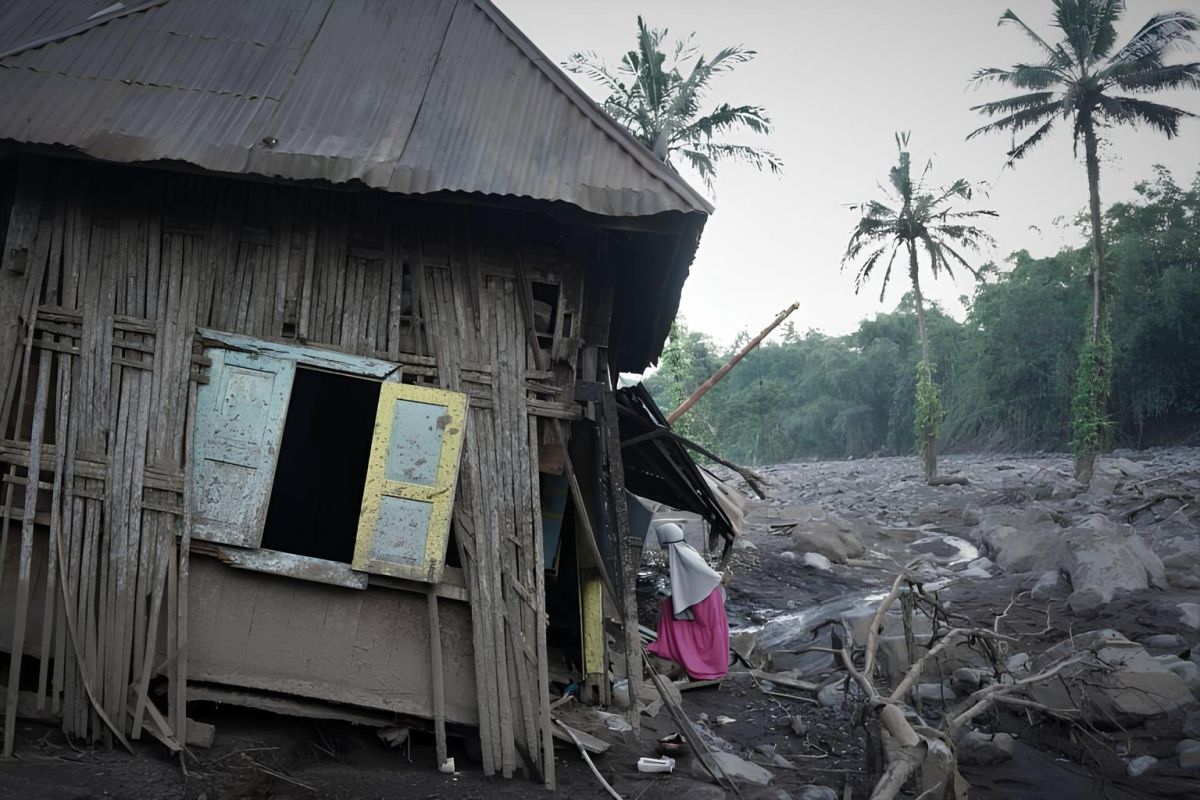 Kartini berharap miliki rumah lagi pasca rumahnya diterjang bandang