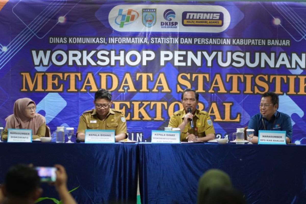 DKISP Banjar berikan Bimtek Metadata Statistik Sektoral