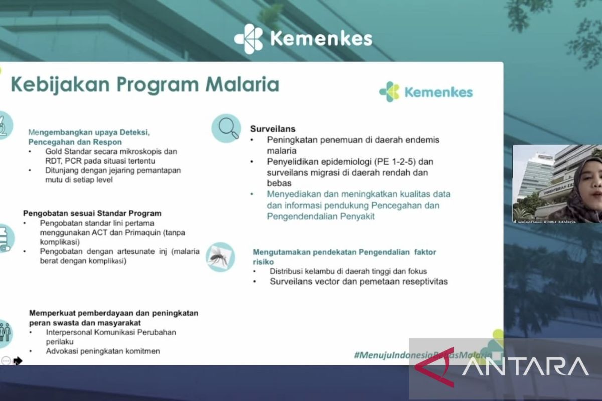 Kemenkes RI: Falsiparum, vivaks, knowlesi dominasi jenis malaria di RI