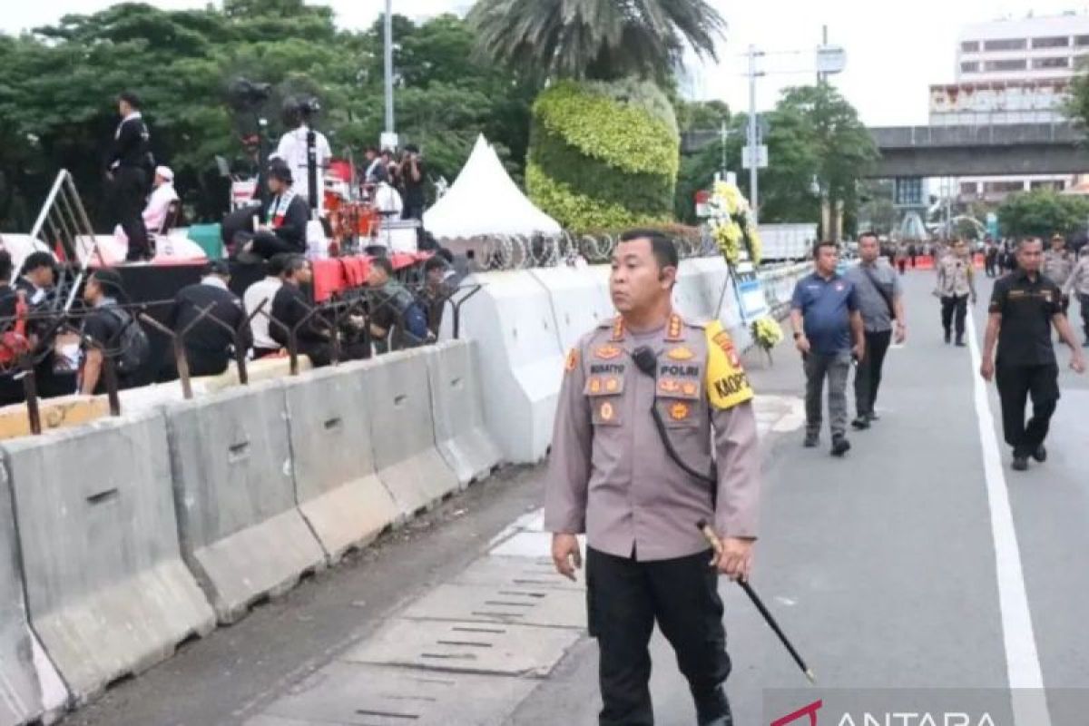 Polisi kerahkan 296 personel untuk amankan aksi di Gedung Parlemen