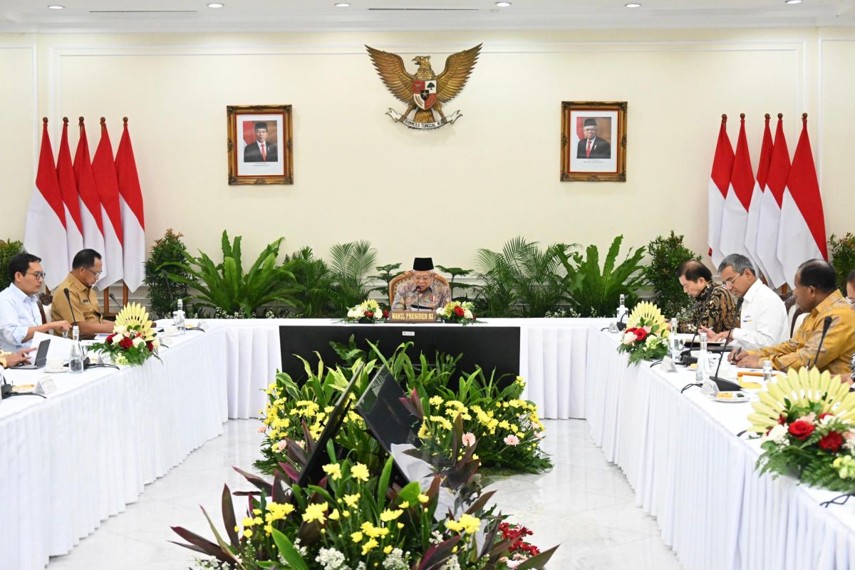 Wapres Ma'ruf Amin pimpin rapat pleno BP3OKP bahas DOB hingga pembangunan Papua