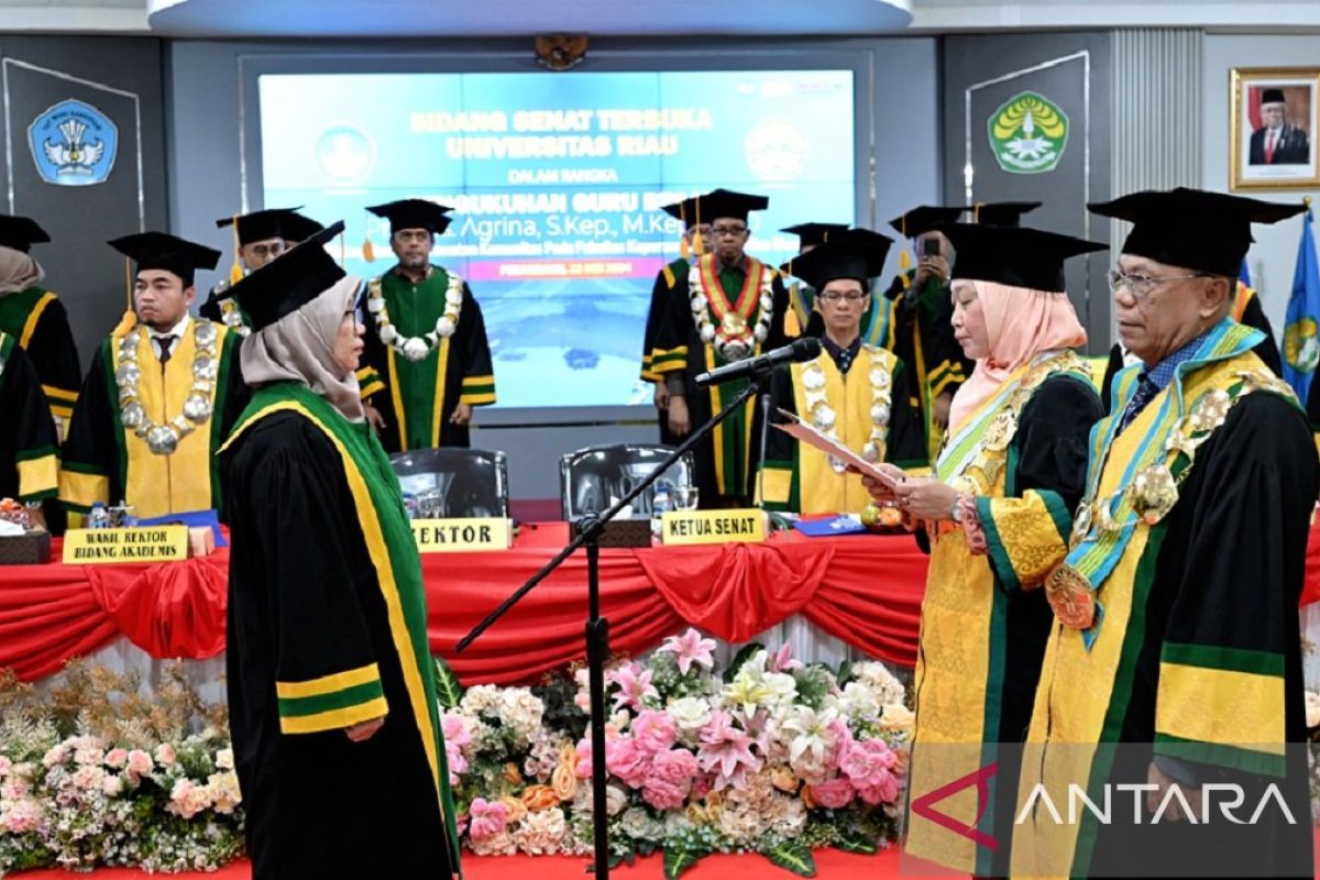 UNRI kukuhkan guru besar pertama di Sumatera pada Fakultas Keperawatan