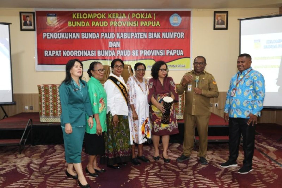 Pemprov sebut peran Bunda PAUD bantu mewujudkan generasi emas Papua