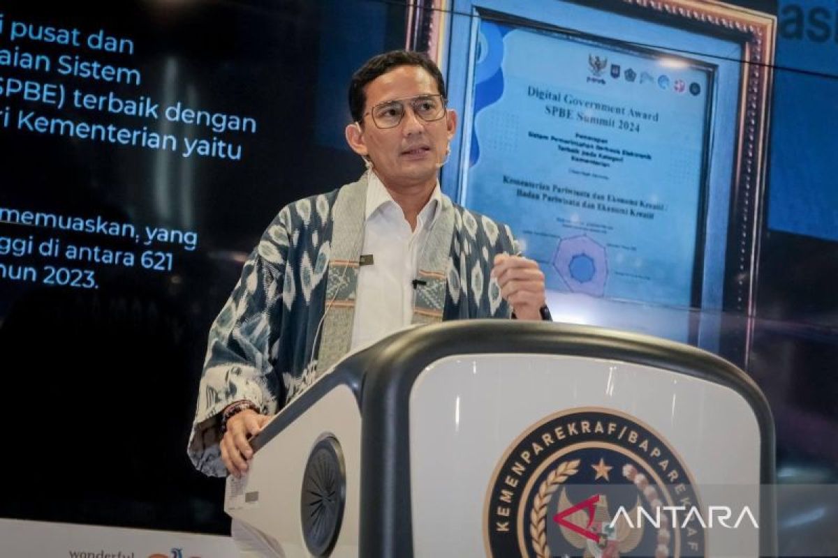 Kemenparekraf raih Digital Government Award