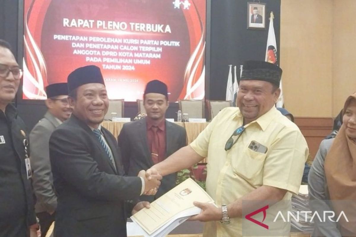 Berikut 40 calon terpilih anggota DPRD Mataram