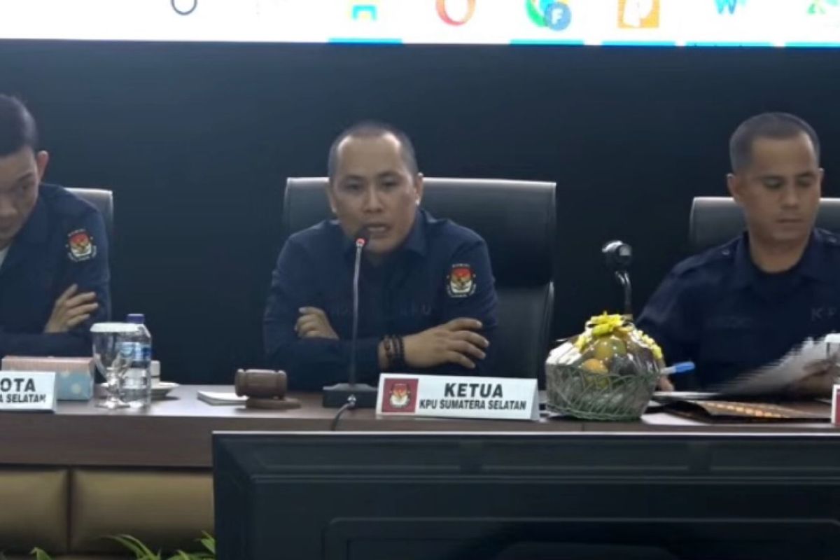 KPU Sumsel  tetapkan 75 anggota DPRD terpilih