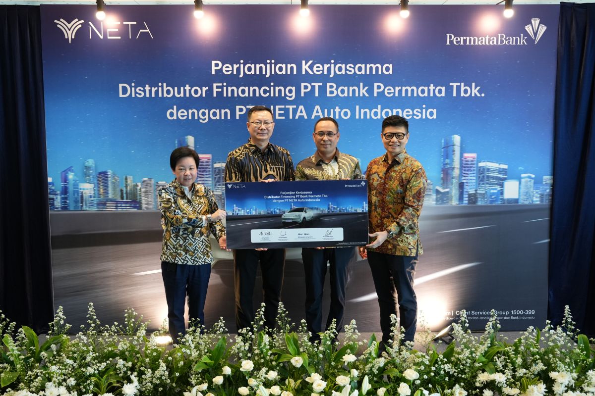 PermataBank teken kerja sama pembiayaan diler dengan NETA Auto