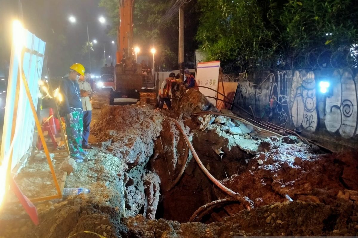 Pembangunan saluran air di Jakarta Timur terkendala jaringan utilitas