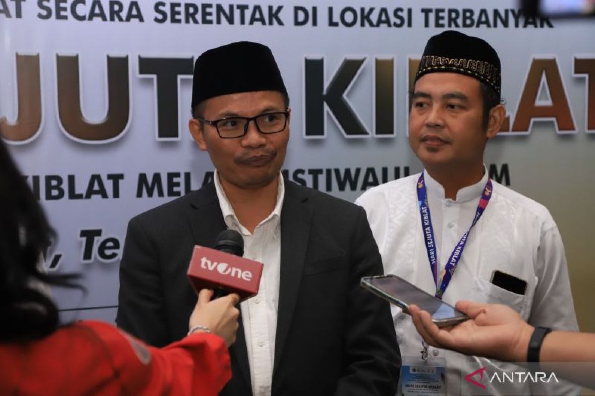 Kemenag catatkan rekor MURI ukur arah kiblat dengan lokasi terbanyak