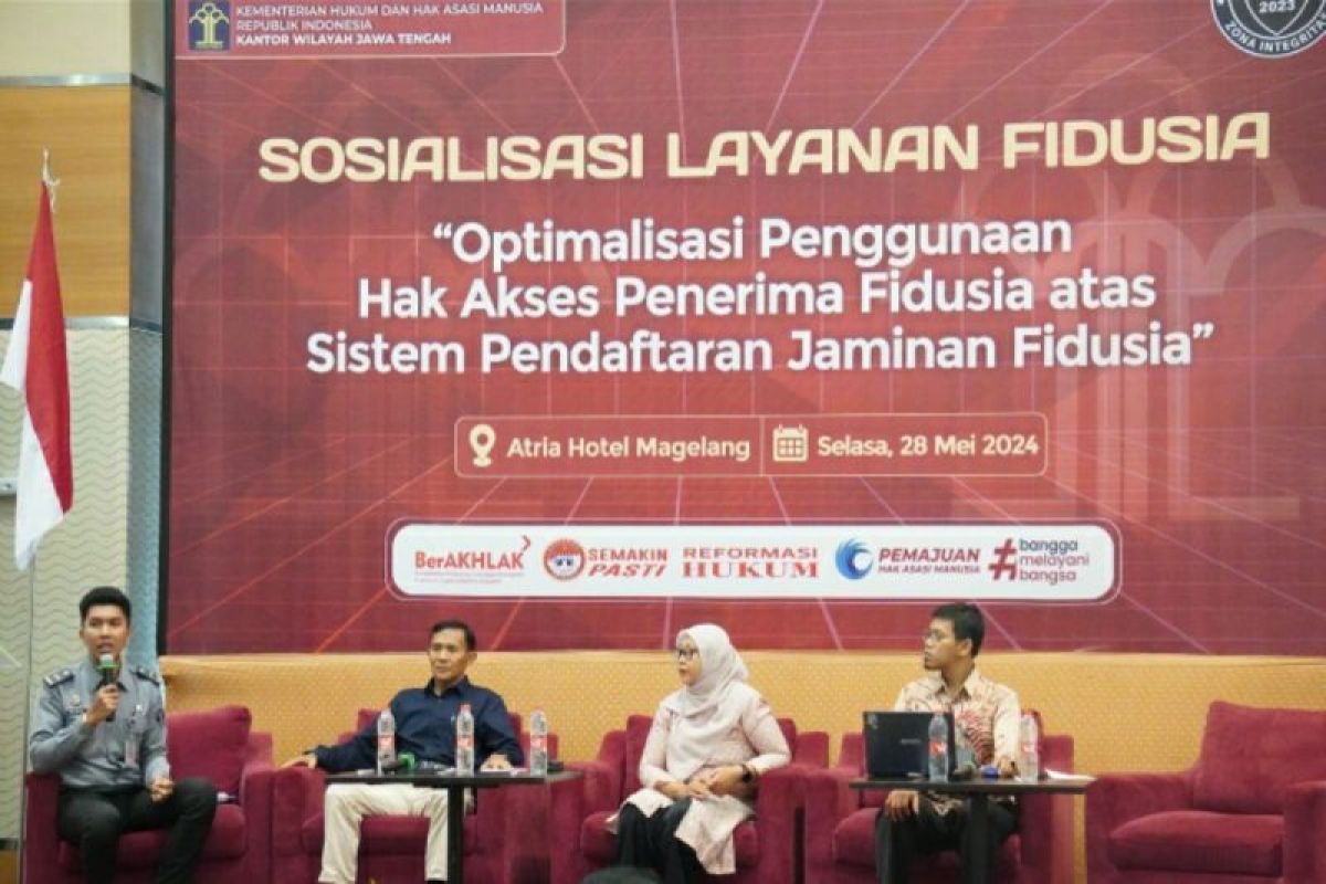 Kemenkumham konsisten tingkatkan layanan register jaminan fidusia