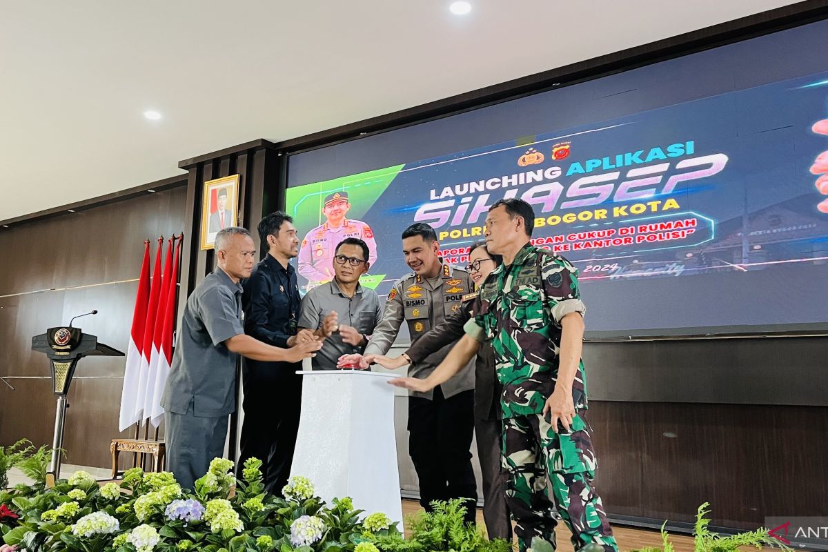 Polresta Bogor luncurkan aplikasi Sikasep untuk mudahkan warga lapor kehilangan