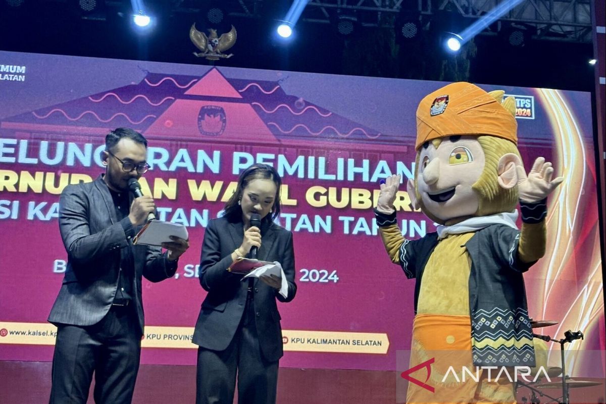 KPU Kalsel luncurkan maskot Bekantan pada Pilkada 2024