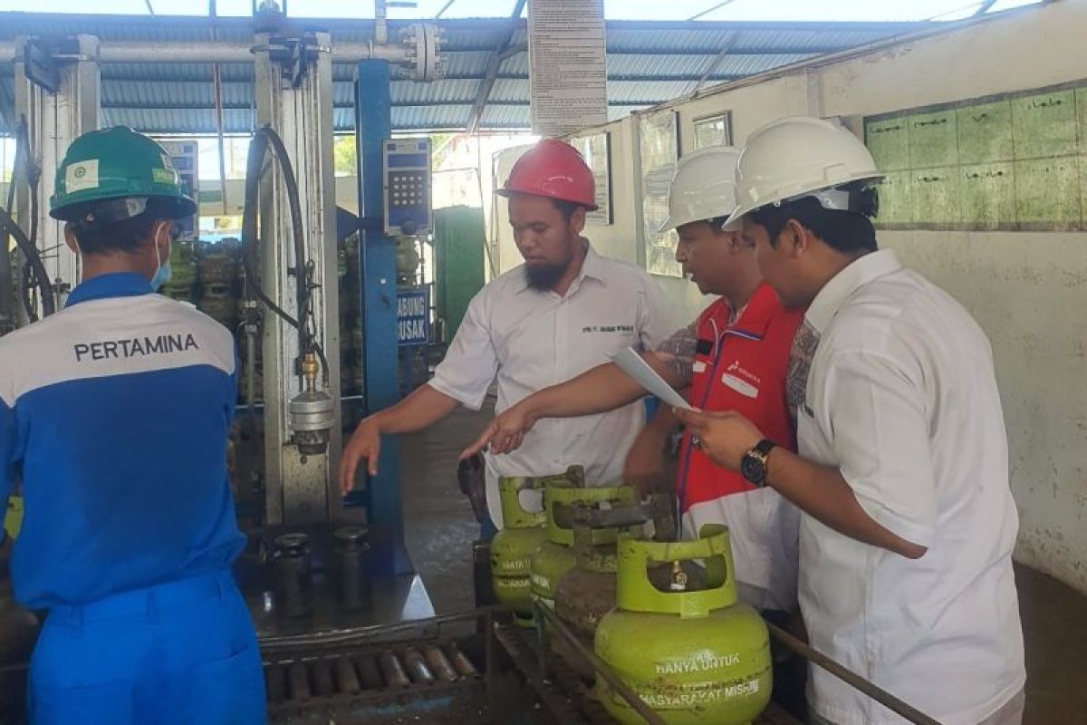 Pertamina sidak SPBE di Bengkulu jamin elpiji 3 kg tepat sasaran