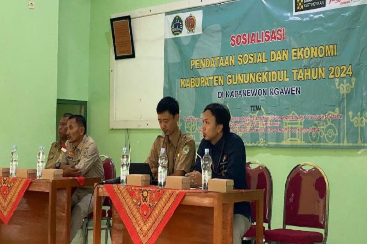 Bappeda Gunungkidul data ekonomi melalui "Sipedet Cantik"