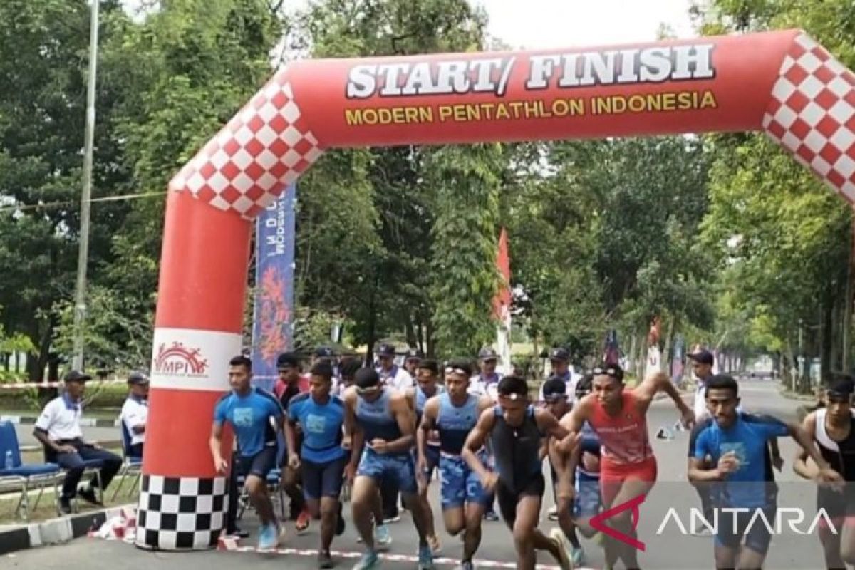 Atlet Lanud Pattimura  raih medali perak di Kejurnas Pentathlon 2024