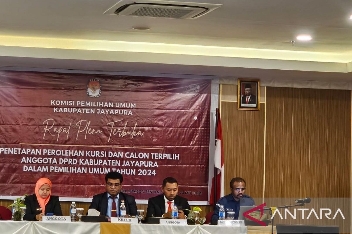 KPU tetapkan 30 calon terpilih DPRD Jayapura