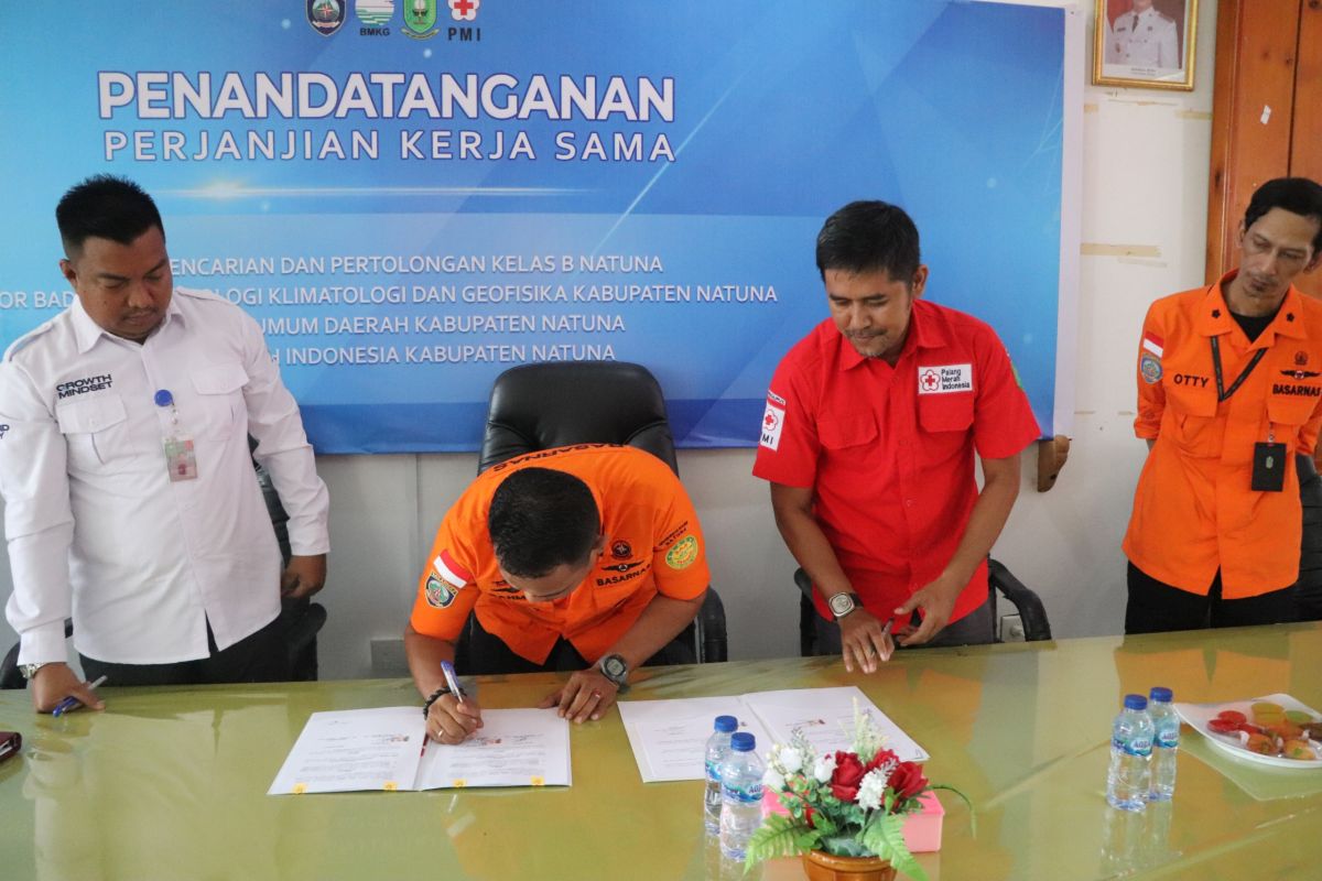 Basarnas dan PMI Natuna kerja sama pelayanan SAR