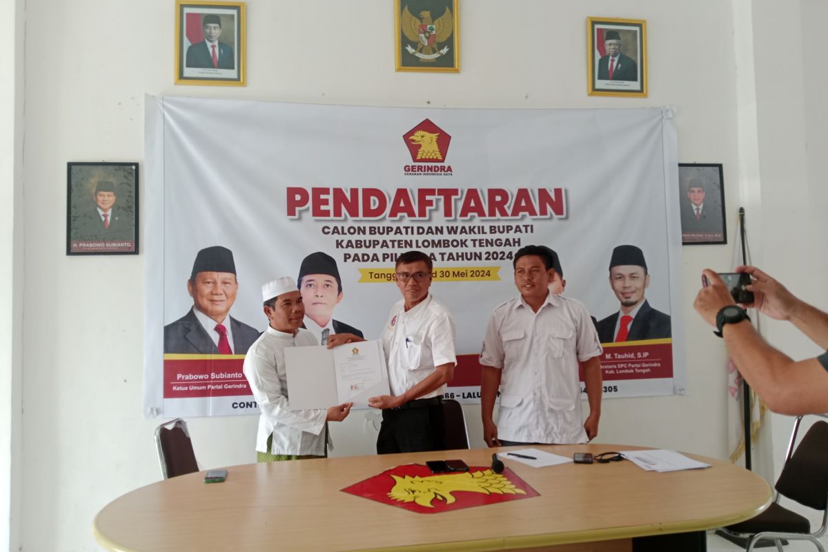 Seorang pimpinan ponpes maju Pilkada Lombok Tengah lewat Gerindra