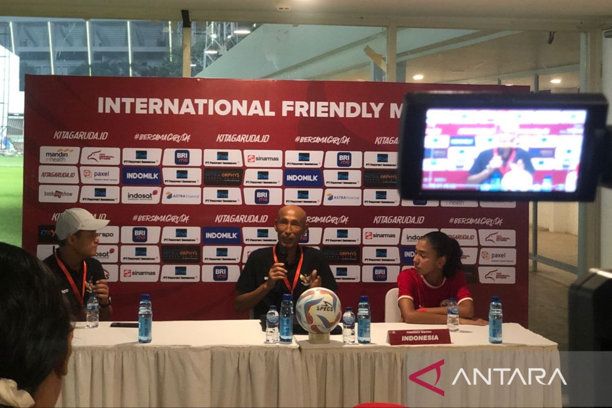 Satoru Mochizuki mengaku senang timnas putri Indonesia menang telak 5-1 atas Singapura