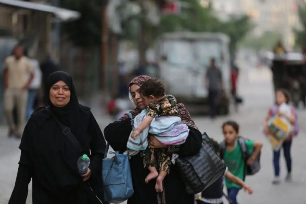Potret Timur Tengah: Warga Palestina tinggalkan Rafah