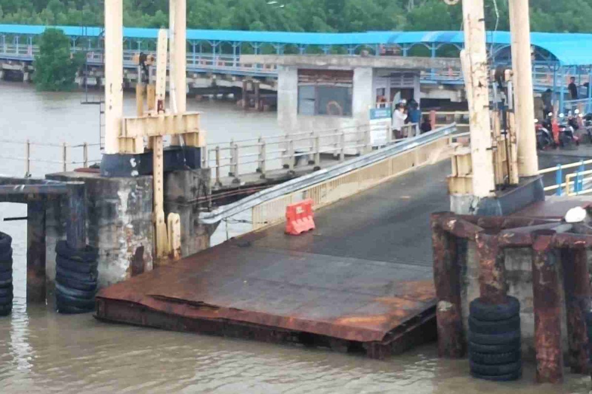 Dermaga satu Roro Air Putih Bengkalis ditutup sementara