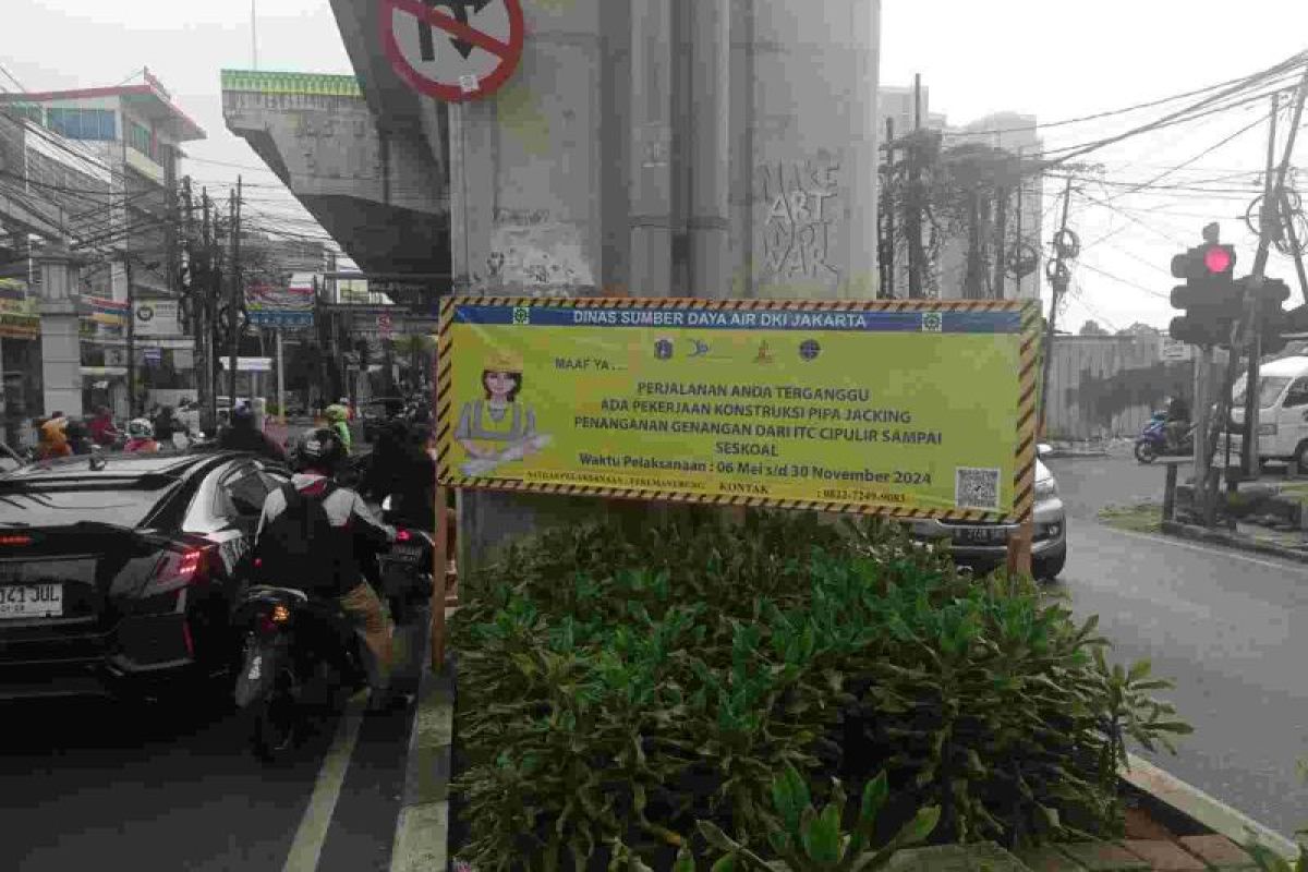 DKI bangun saluran "jacking" antisipasi genangan di Jaksel