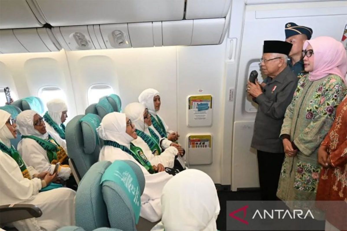 Wapres harap Garuda Indonesia terus perbaiki layanan penerbangan haji